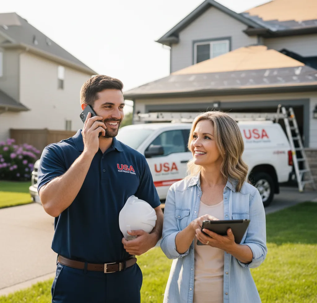 USA Roof Repair Experts customer support in Renton